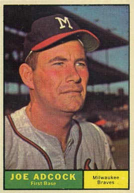 1961 Topps Joe Adcock #245 Baseball Card