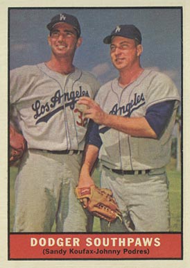 1961 Topps Dodger Southpaws #207 Baseball Card