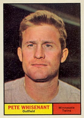 1961 Topps Pete Whisenant #201 Baseball Card