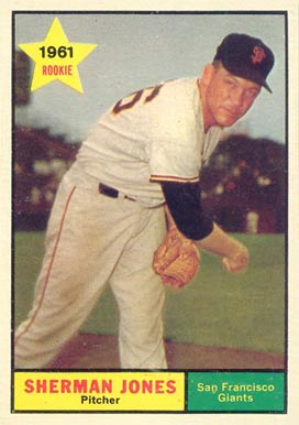 1961 Topps Sherman Jones #161 Baseball Card