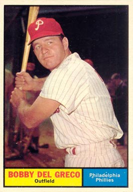 1961 Topps Bobby Del Greco #154 Baseball Card