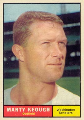 1961 Topps Marty Keough #146 Baseball Card
