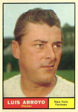 1961 Topps Luis Arroyo #142 Baseball Card