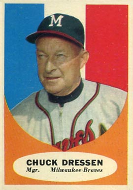 1961 Topps Chuck Dressen #137 Baseball Card