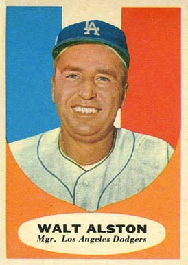 1961 Topps Walt Alston #136 Baseball Card