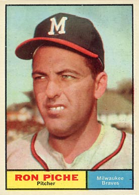 1961 Topps Ron Piche #61 Baseball Card