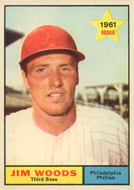 1961 Topps Jim Woods #59 Baseball Card