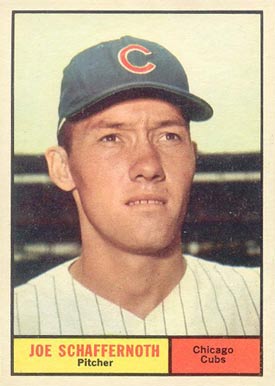 1961 Topps Joe Schaffernoth #58 Baseball Card