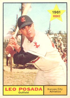 1961 Topps Leo Posada #39 Baseball Card