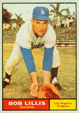 1961 Topps Bob Lillis #38 Baseball Card