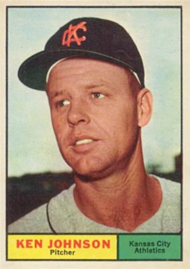 1961 Topps Ken Johnson #24 Baseball Card