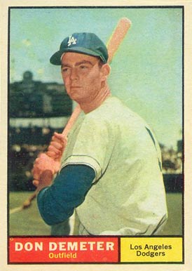 1961 Topps Don Demeter #23 Baseball Card