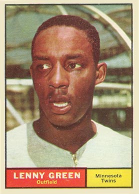 1961 Topps Lenny Green #4 Baseball Card
