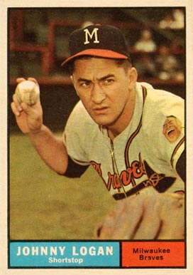 1961 Topps Johnny Logan #524 Baseball Card