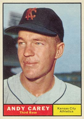 1961 Topps Andy Carey #518 Baseball Card