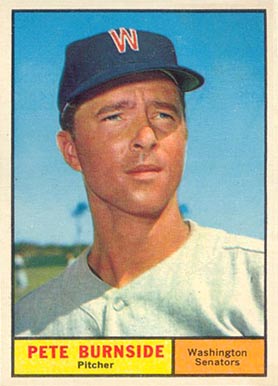 1961 Topps Pete Burnside #507 Baseball Card