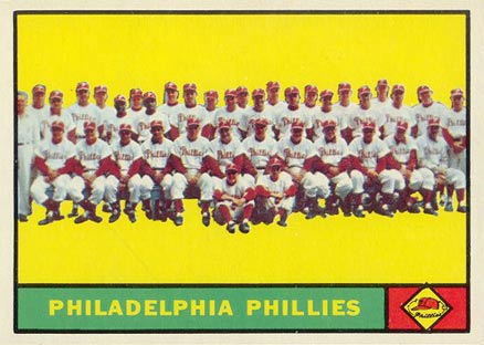 1961 Topps Philadelphia Phillies Team #491 Baseball Card