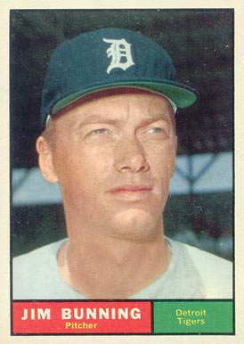 1961 Topps Jim Bunning #490 Baseball Card