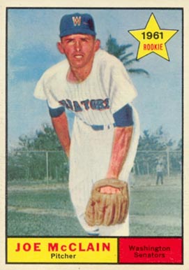 1961 Topps Joe McClain #488 Baseball Card
