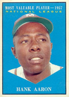 1961 Topps Hank Aaron #484 Baseball Card