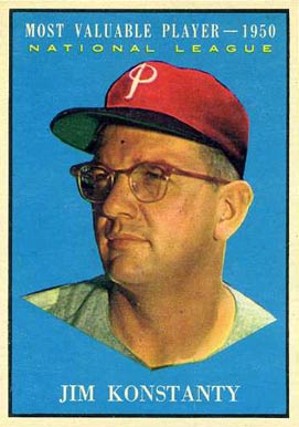 1961 Topps Jim Konstanty #479 Baseball Card