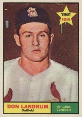 1961 Topps Don Landrum #338 Baseball Card