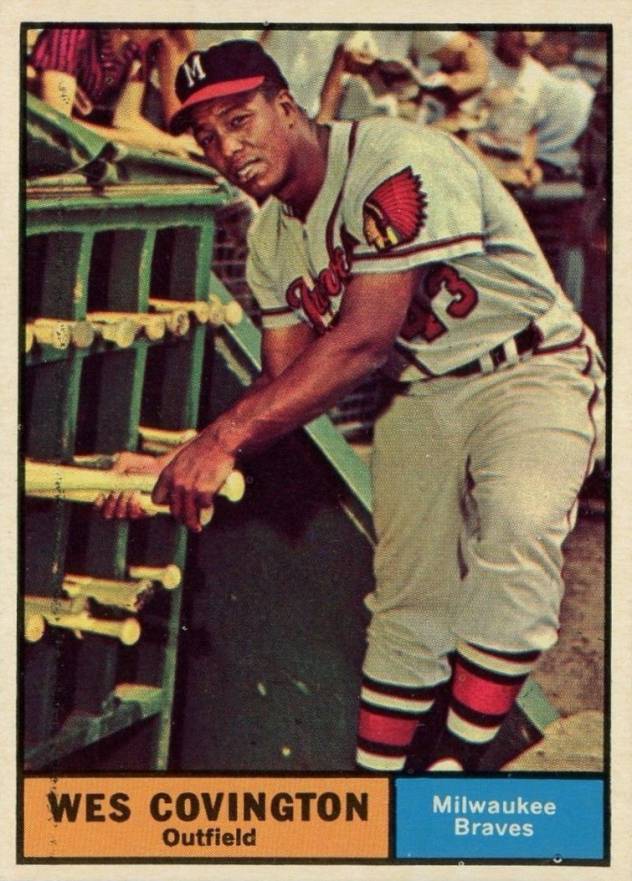 1961 Topps Wes Covington #296 Baseball Card