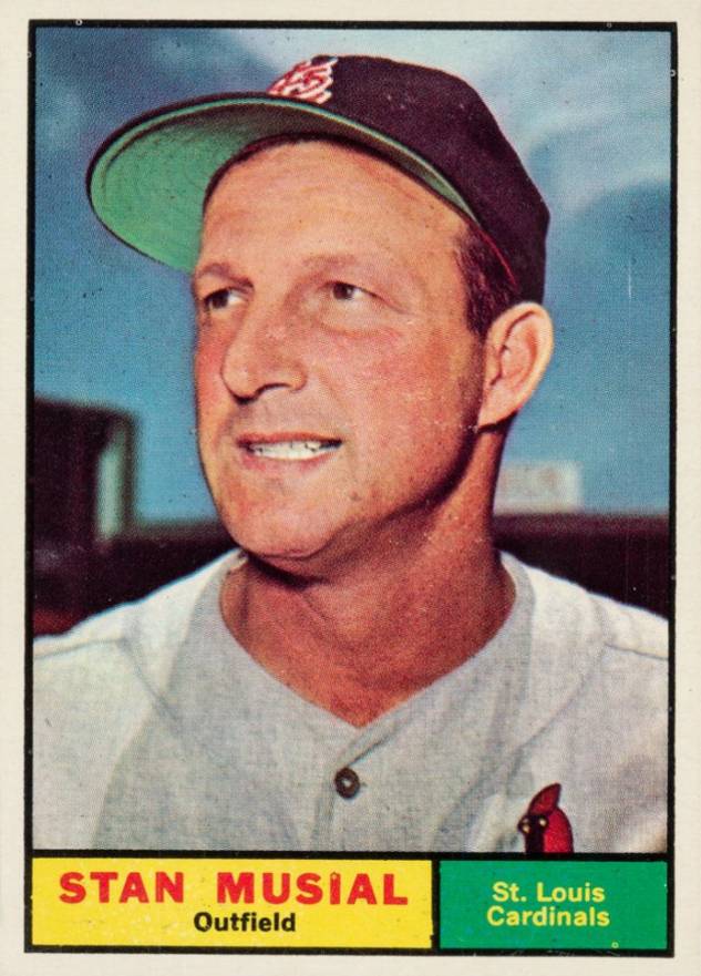 1961 Topps Stan Musial #290 Baseball Card