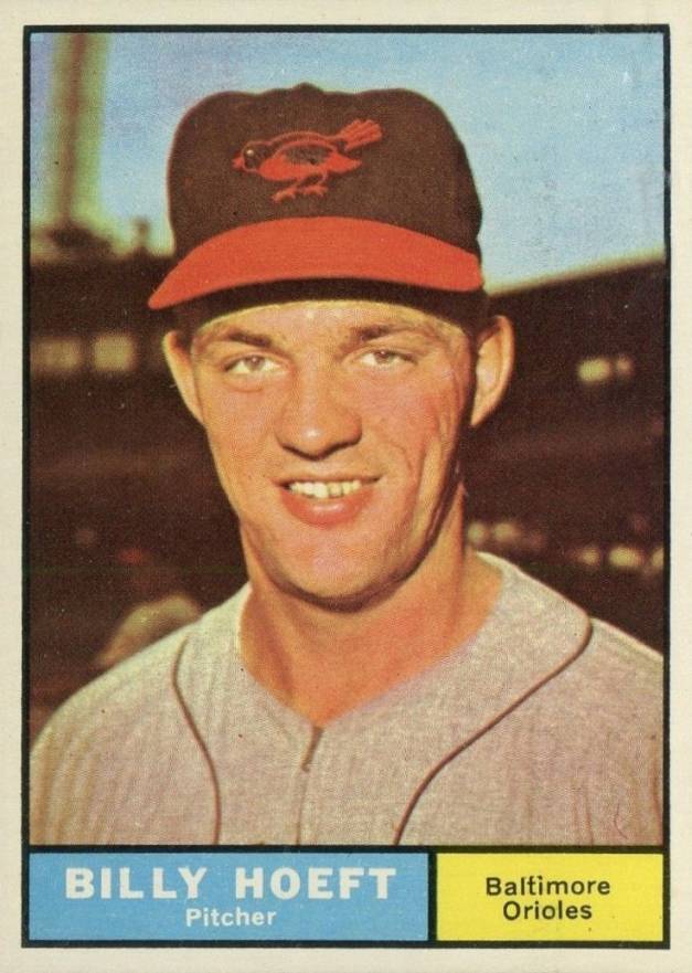 1961 Topps Billy Hoeft #256 Baseball Card