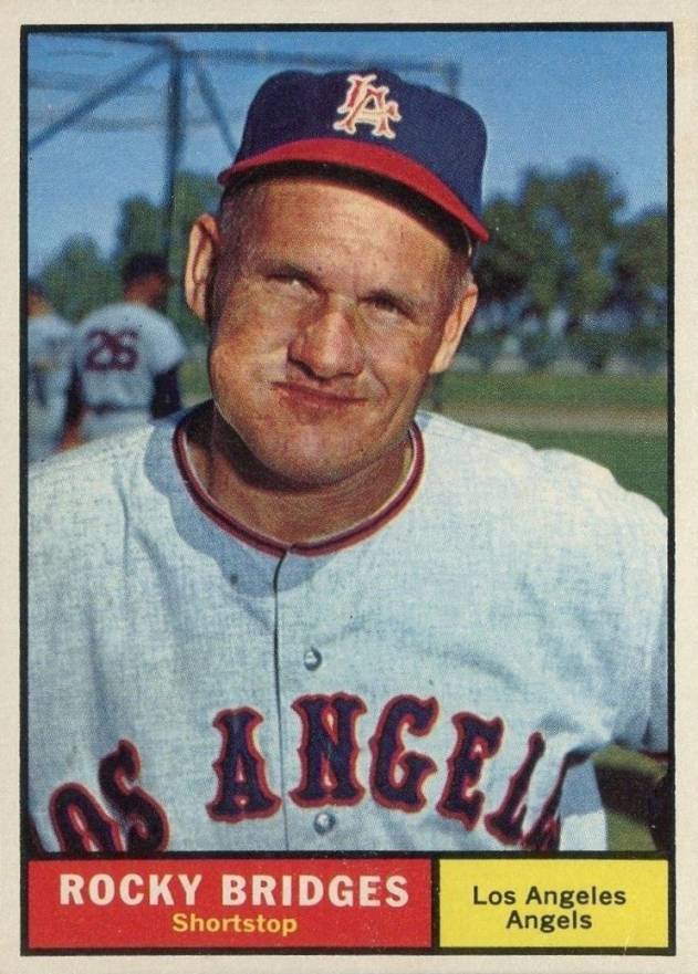 1961 Topps Rocky Bridges #508 Baseball Card
