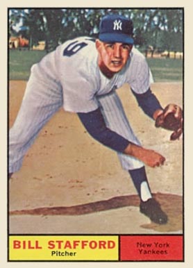 1961 Topps Bill Stafford #213 Baseball Card