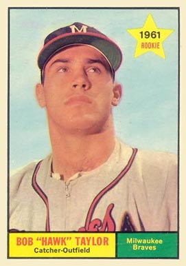 1961 Topps Bob "Hawk" Taylor #446 Baseball Card