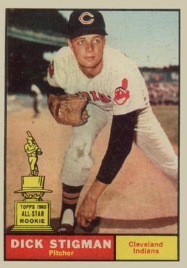 1961 Topps Dick Stigman #77 Baseball Card