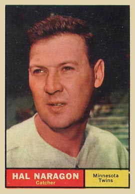 1961 Topps Hal Naragon #92 Baseball Card