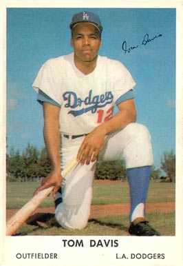 1962 Bell Brand Dodgers Tom Davis #12 Baseball Card