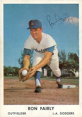 1962 Bell Brand Dodgers Ron Fairly #6 Baseball Card