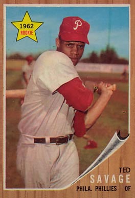 1962 Topps Ted Savage #104 Baseball Card