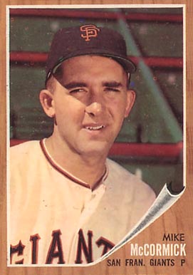 1962 Topps Mike McCormick #107 Baseball Card