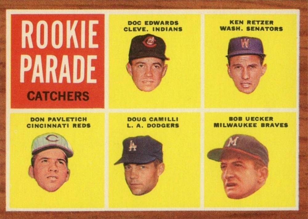 1962 Topps Rookie Parade Catchers #594 Baseball Card