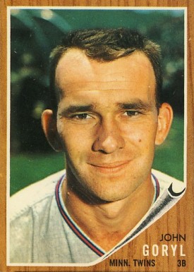 1962 Topps John Goryl #558 Baseball Card