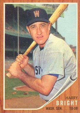 1962 Topps Harry Bright #551 Baseball Card