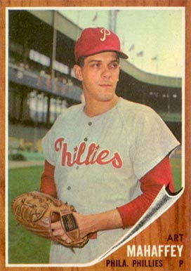 1962 Topps Art Mahaffey #550 Baseball Card