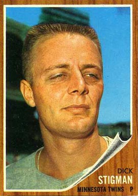 1962 Topps Dick Stigman #532 Baseball Card
