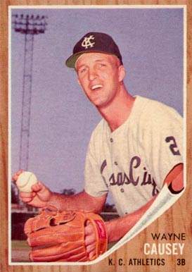 1962 Topps Wayne Causey #496 Baseball Card