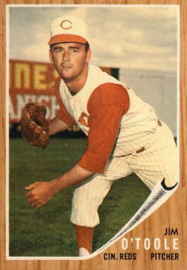 1962 Topps Jim O'Toole #450 Baseball Card