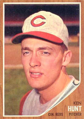 1962 Topps Ken Hunt #364 Baseball Card