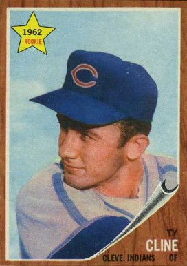 1962 Topps Ty Cline #362 Baseball Card