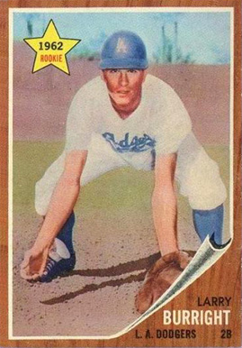 1962 Topps Larry Burright #348 Baseball Card