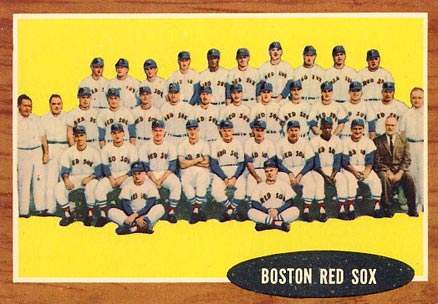1962 Topps Boston Red Sox Team #334 Baseball Card