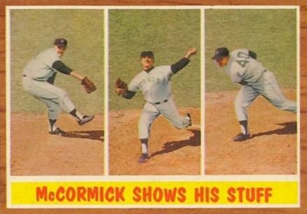 1962 Topps McCormick Shows His Stuff #319 Baseball Card